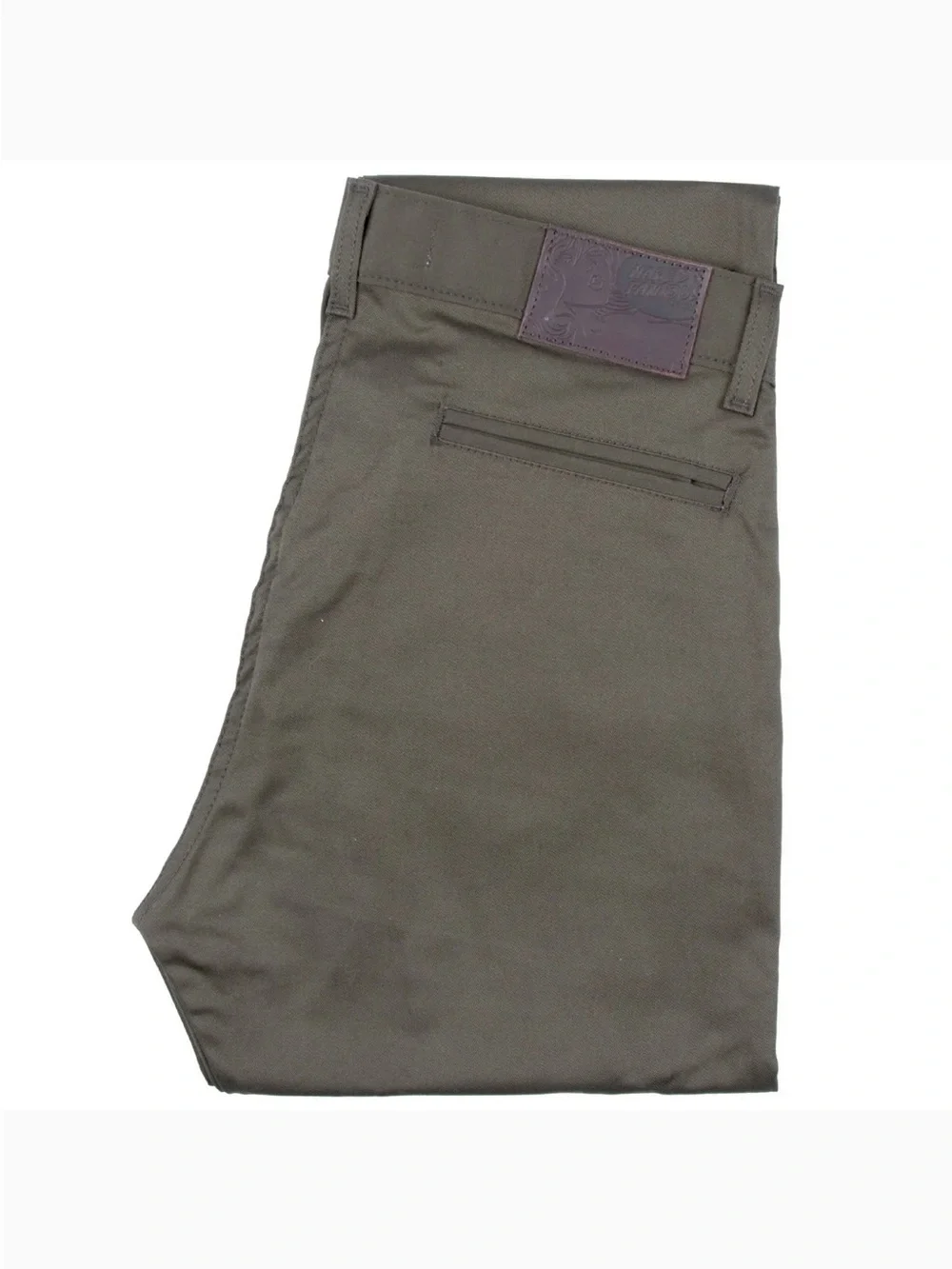Naked & Famous Slim Chino green stretch twill Japanese Sz 30